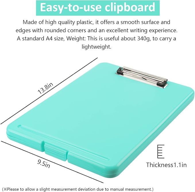 SFLHHDM Clipboard with Storage, Clipboards Foldable - Image 4