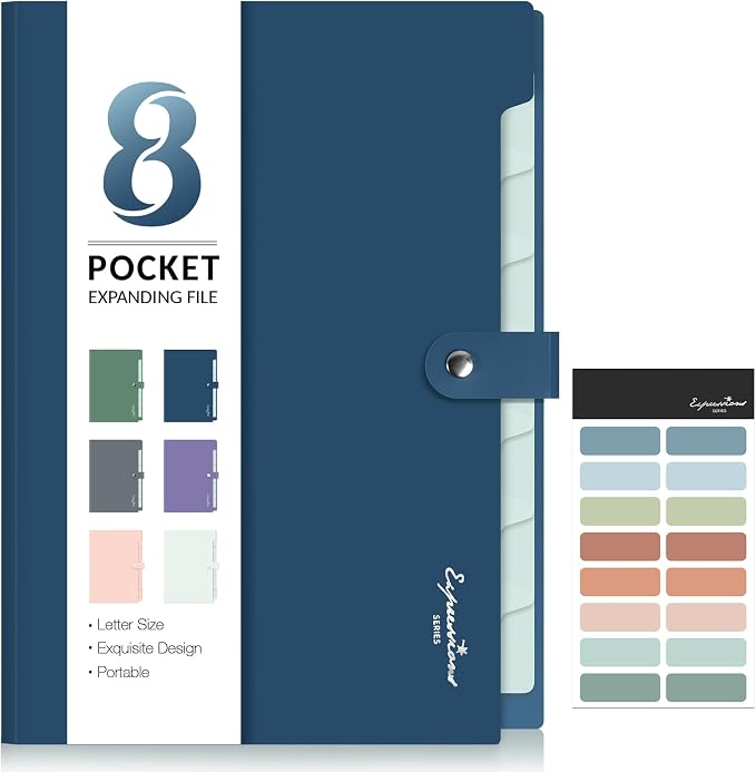 Sooez Elegant Accordion File Organizer by Sooez