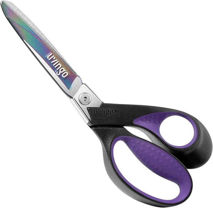 LIVINGO Industrial Scissors all Purpose: 9" Professional Heavy Duty Shears by LIVINGO