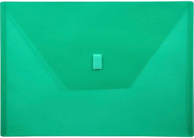 Lion Design-R-Line Poly Envelope, 9-3/8 x 13 Inches, Transparent Green - Image 5