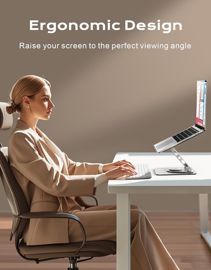 RIWUCT 360° Rotatable Laptop Stand - Image 3