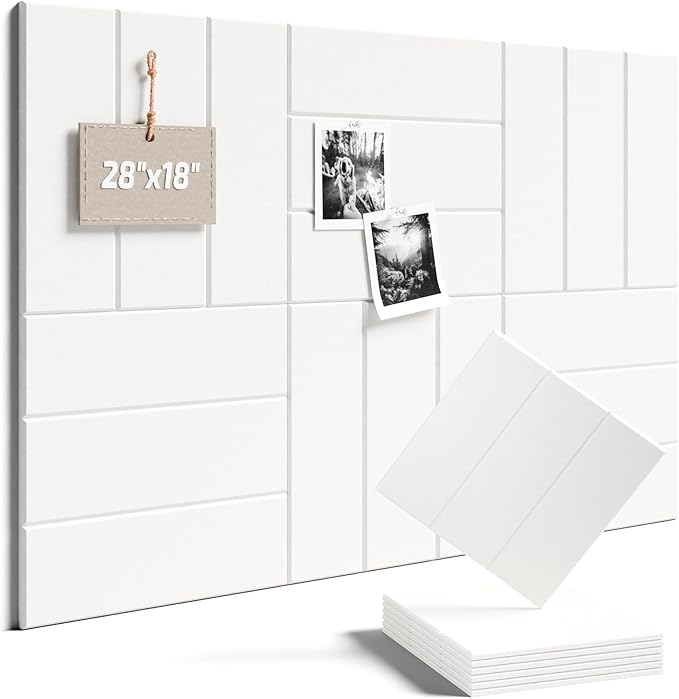 Felt Bulletin Board Tiles -28"x18" by FLUXYNARA