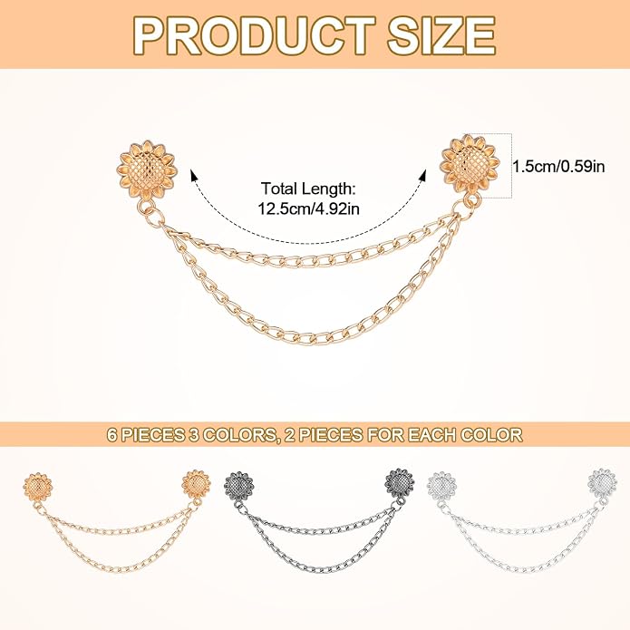 6pcs Magnetic Clothing Clips - Image 2