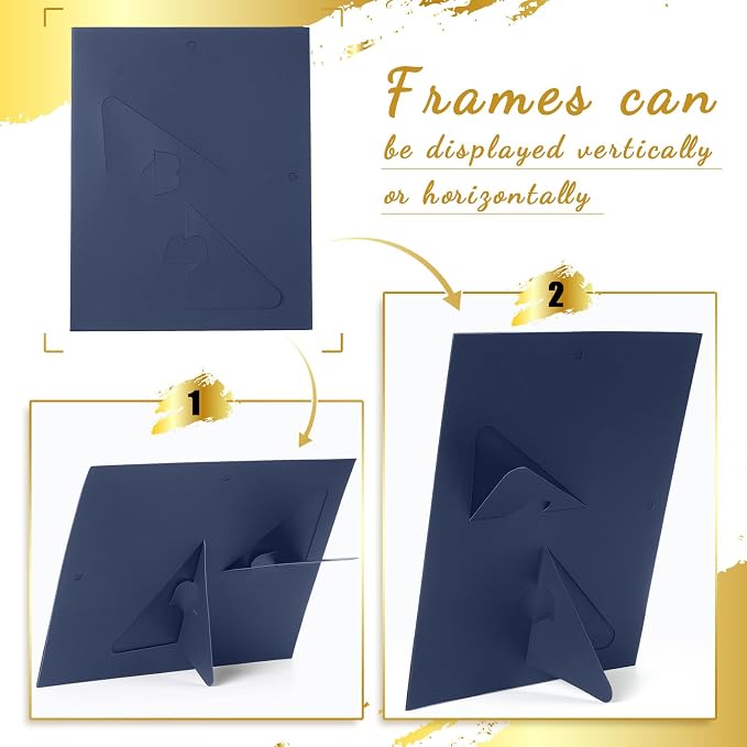 Tatuo 25 Pcs 8.5 x 11 Paper Picture Certificate Frames Horizontal Paper Award - Image 4