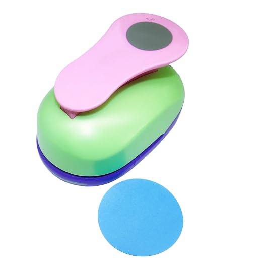 CADY Paper Punch, 3 Inch Circle Punch Large Hole Punch Paper Circles Craft by CADY
