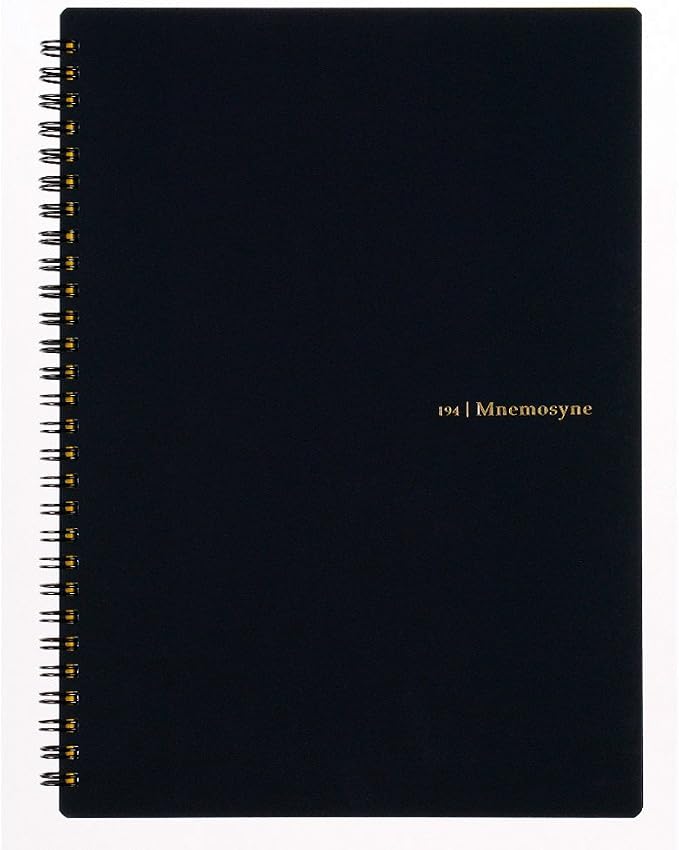 Maruman Mnemosyne Dot Grid Notebook- B5, 9.92" x 7.56", 80 Sheets / 160 Pages by Maruman