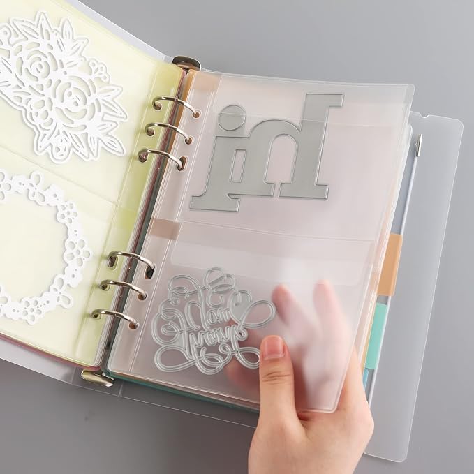 CYFUN DESIGN 10 Sheet Binder Pockets Inserts - Image 2
