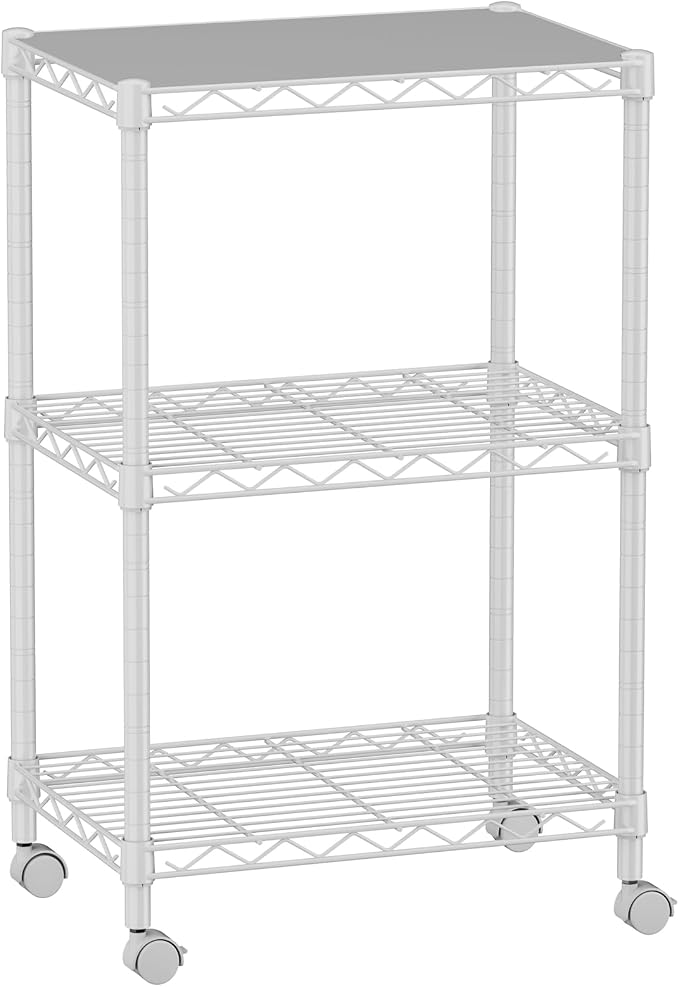 SINGAYE 3 Small Wire Shelves Kitchen Pantry Close Home Organizers and Storage - Image 8