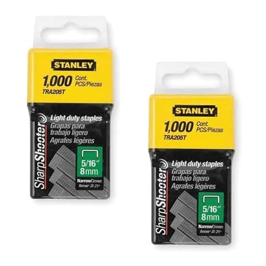 Stanley TRA205T 1, 000 Units 5/16-Inch Light Duty Staples by STANLEY