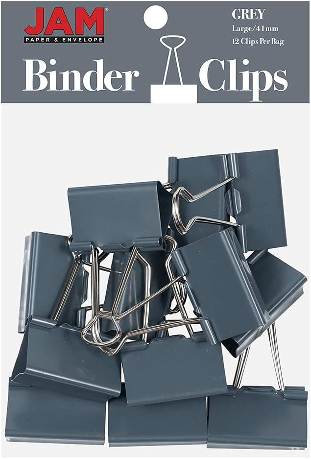 JAM PAPER Colorful Binder Clips by JAMPaper