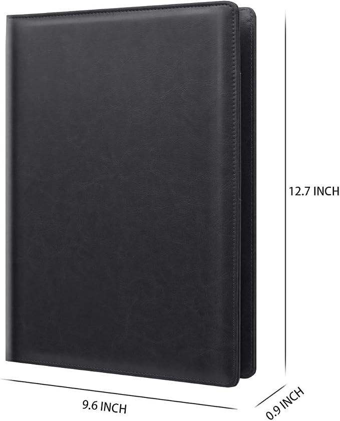 Business Portfolio Folder for Men Women, Padfolio Cover, - Image 3