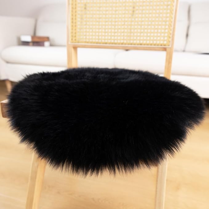 LLB Sheepskin Chair Pad Office Cushion Cover - Image 3
