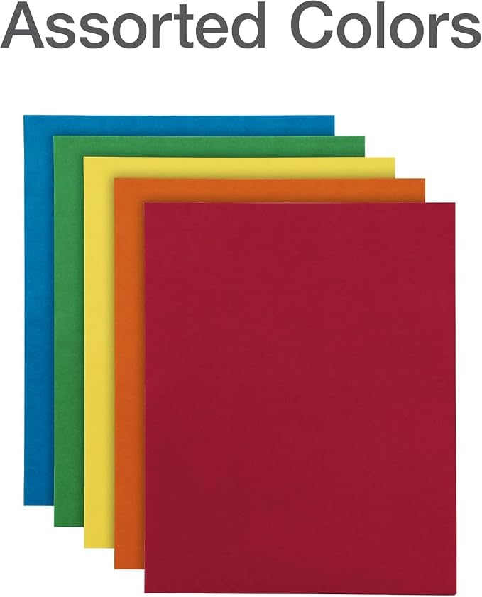 Oxford Two Pocket Folders, Textured Paper, - Image 7