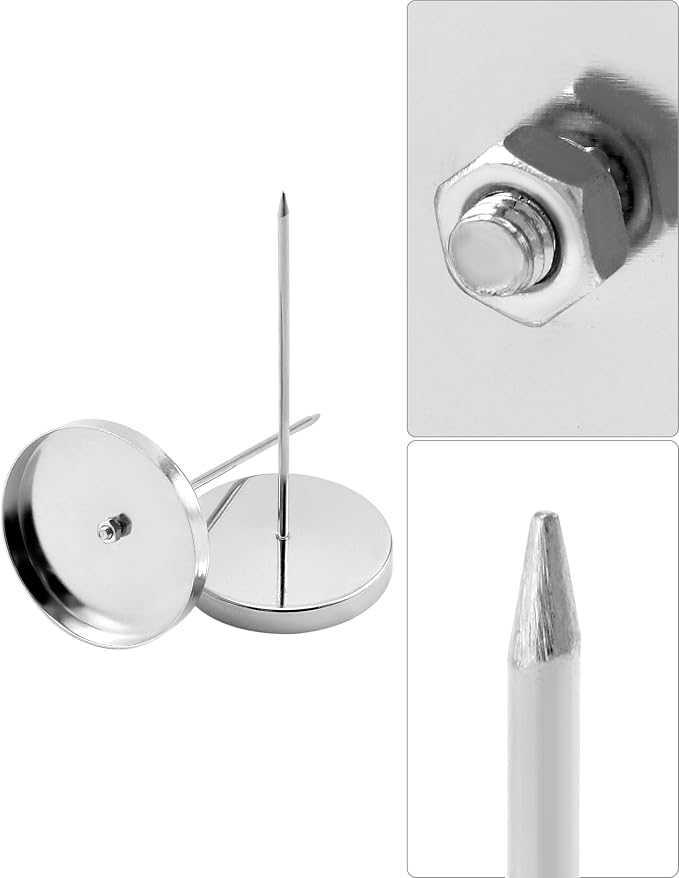 QWORK Desk Receipt Holder, 16 Pack Spike Stick Receipts Check Bill Fork - Image 4