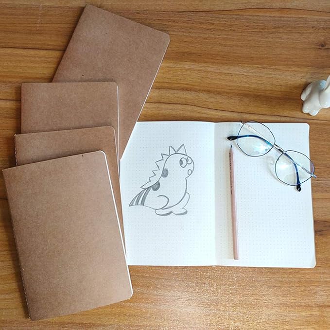 zmybcpack 12 Pack 8.25x5.5 Inches Dot Grid Paper Notebook/ A5 Size Dot Journal - Image 4