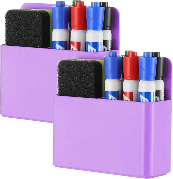 Camelmother 2Pcs Magnetic Dry Erase Marker Holder by Camelmother
