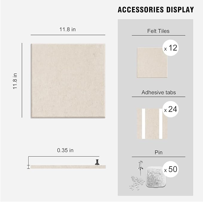 TSJOFFICE Large Cork Board for Wall - Image 6
