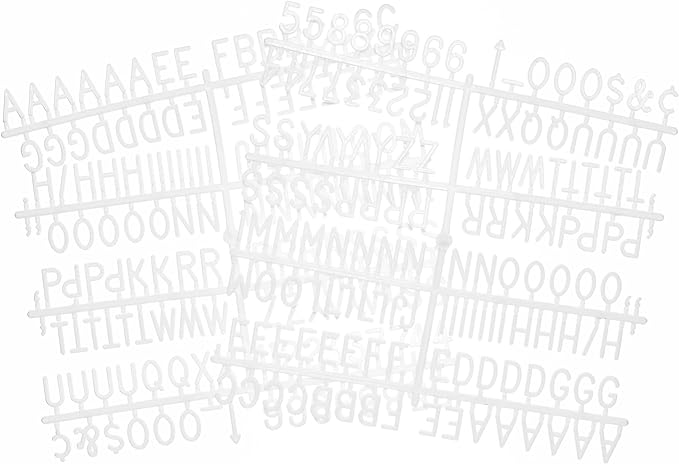 Felt Letter Board with 294 Letters, Numbers & Symbols - Image 6