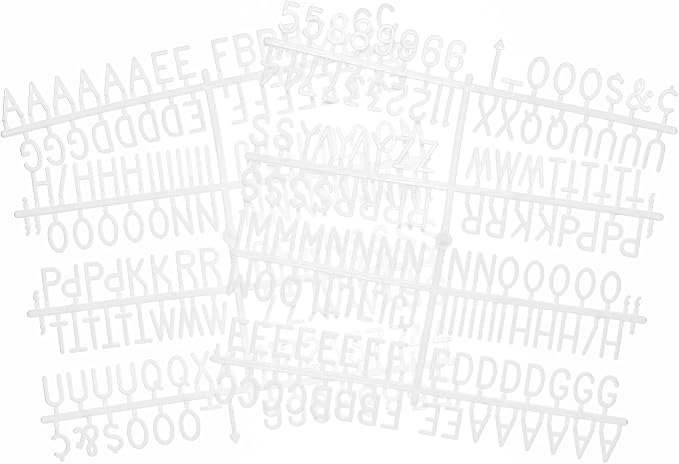 Felt Letter Board with 294 Letters, Numbers & Symbols - Image 5
