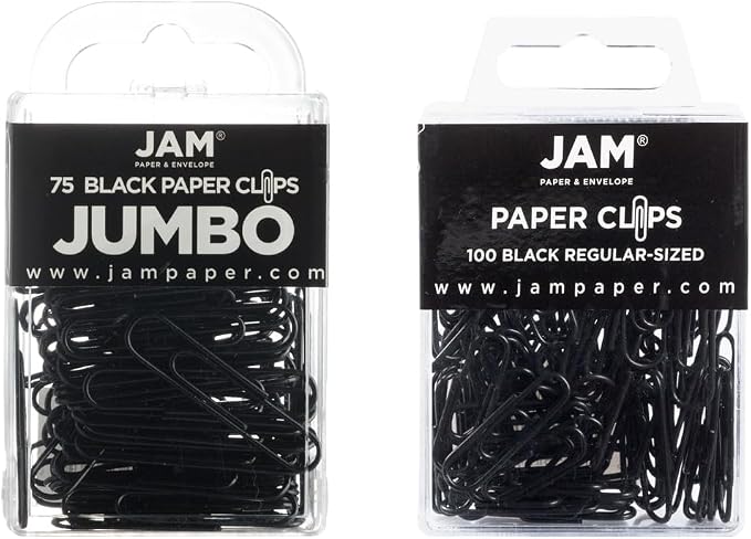 JAM PAPER Combo Pack Colorful Paper Clips by JAMPaper