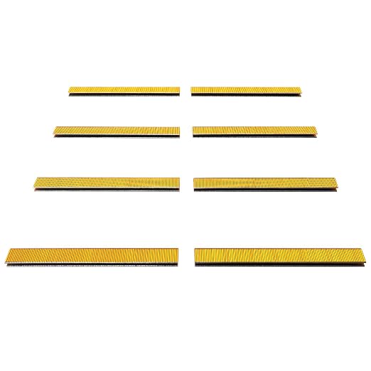18 Gauge 1/4" Narrow Crown Staples 1/2" Leg Galvanized 2000 Pack by SimCos