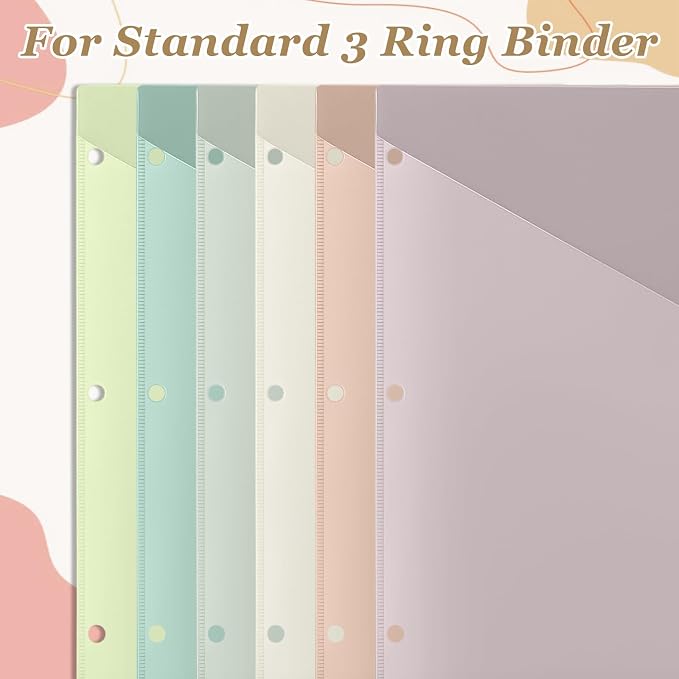 Epakh 24 Pcs Binder Dividers for 3 Rings Binders Index Dividers - Image 6