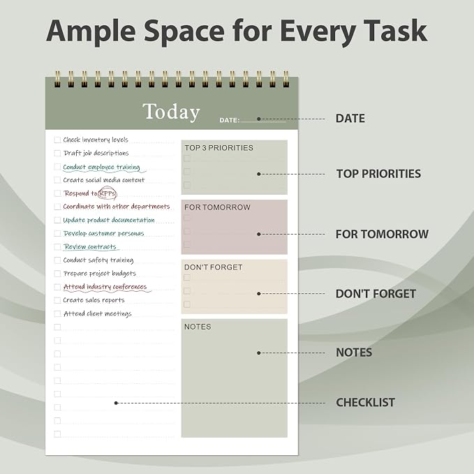 Weekly To Do List Notepad, Undated Planner - Image 2