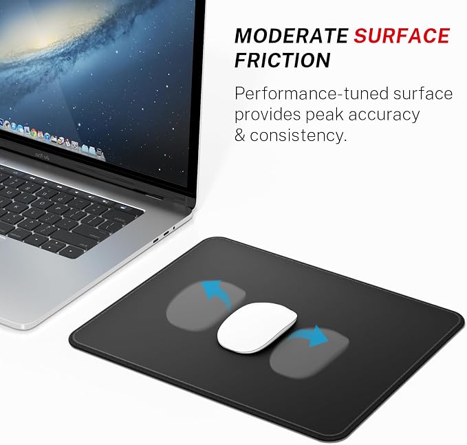 MROCO Essential Gaming Mouse Pad, 40% Expanded Size, 12.6 x 10.8 in, Anti-Fray - Image 2