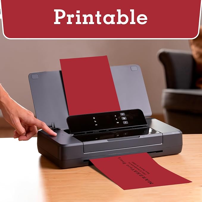 A9 Envelopes Red 5.75x8.75 Invitation Envelopes Self Seal Pack of 50 Blank - Image 4
