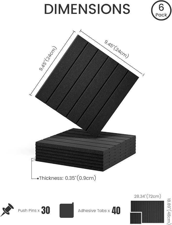 Felt Bulletin Board Tiles -28"x18" - Image 2