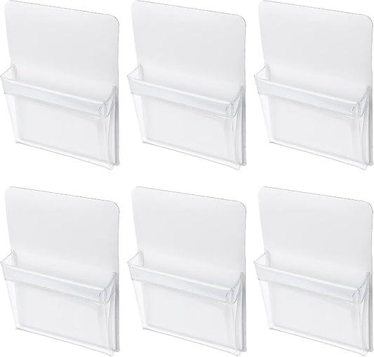 DORMIYA 6 Pcs PVC with Strong Attachment Force Pen Marker Holders, 4.7x6.5 in by Unknown