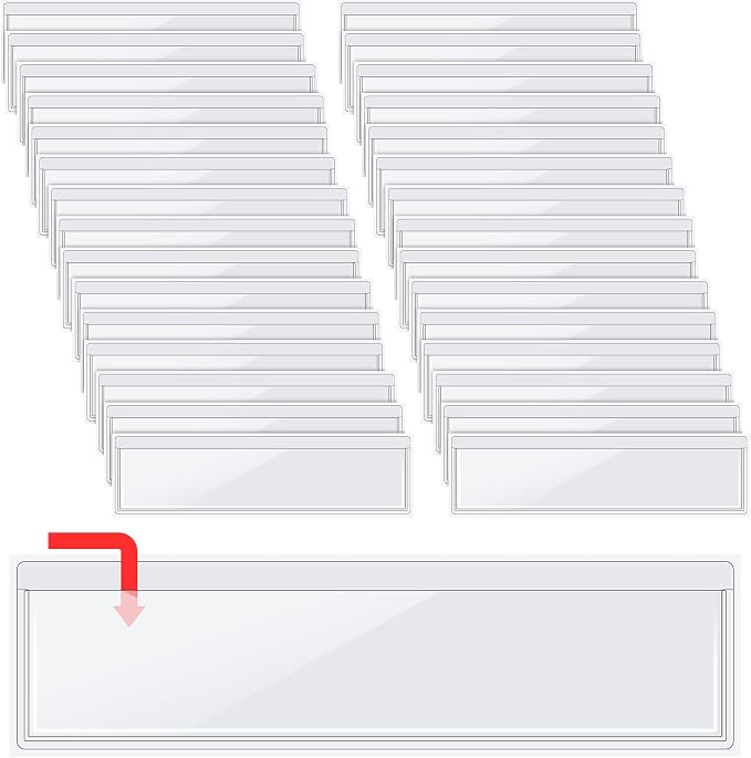 30 Pack Self-Adhesive Index Card Pockets - Image 8