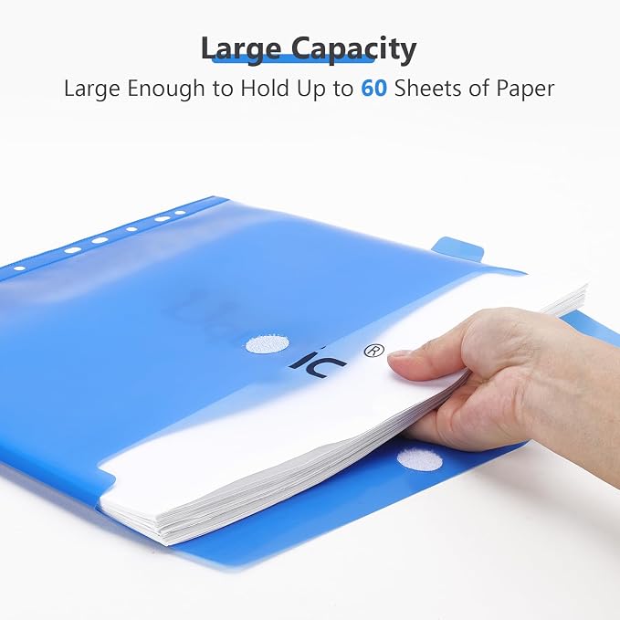 Uquelic Document Organizer, Soft PVC Binder - Image 5