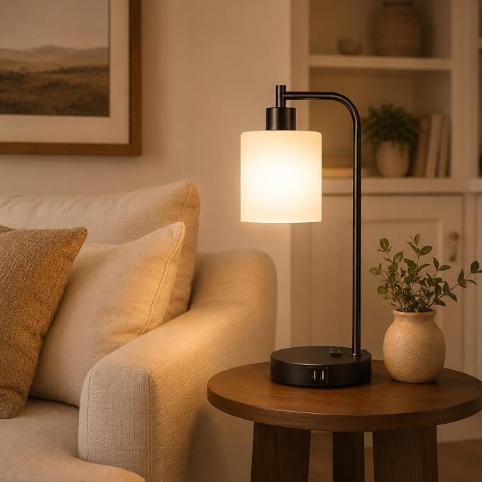 Set of 2 Industrial Touch Control Table Lamps - Image 9