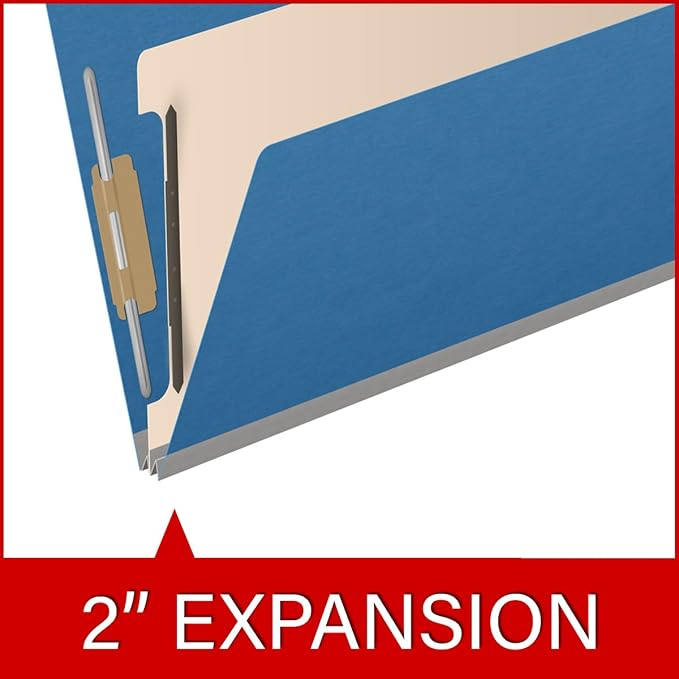 Ecom Folders Top Tab Pressboard Classification Folders | Legal Size 25 Pt Stock - Image 7