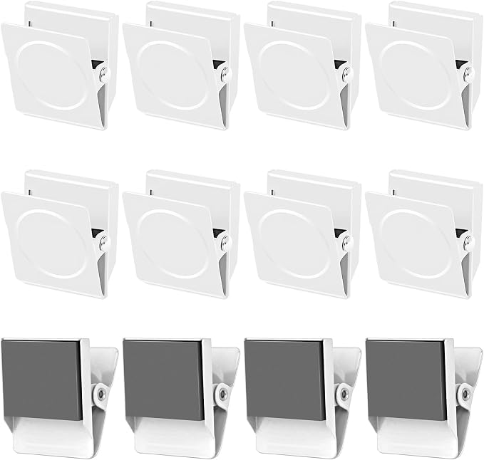 Grtard 12 Pack Magnetic Clips Heavy Duty, Refrigerator Magnets, Strong Magnetic by Grtard