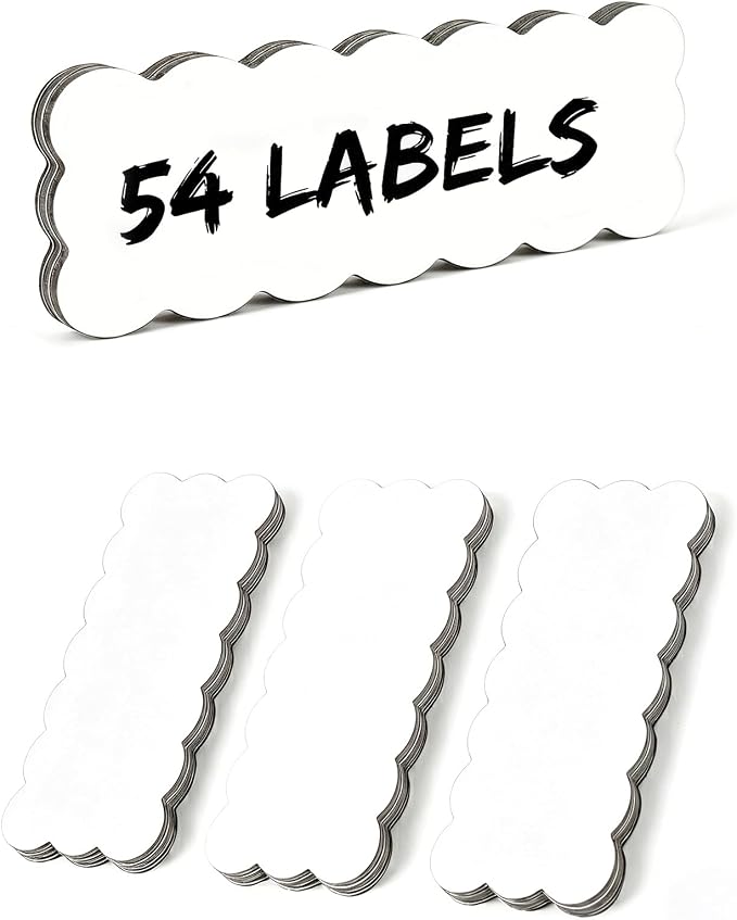 Magnetic Dry Erase Labels 54 Pack by Unknown