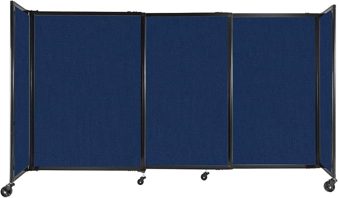 Versare Straightwall Sliding Portable Wall Partition | Freestanding Office by VERSARE