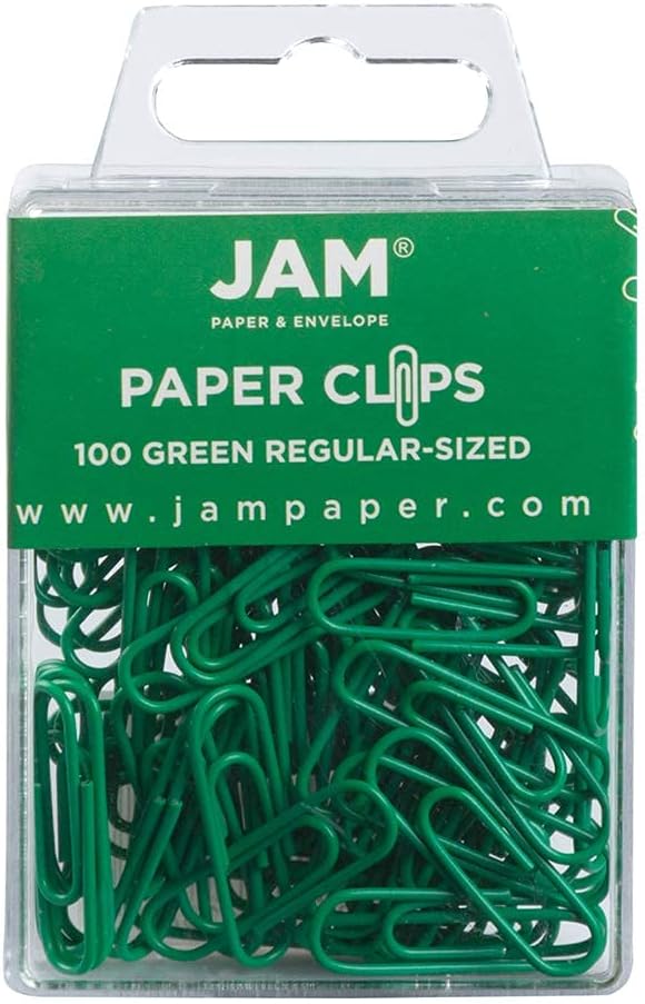 JAM PAPER Colorful Standard Paper Clips by JAMPaper