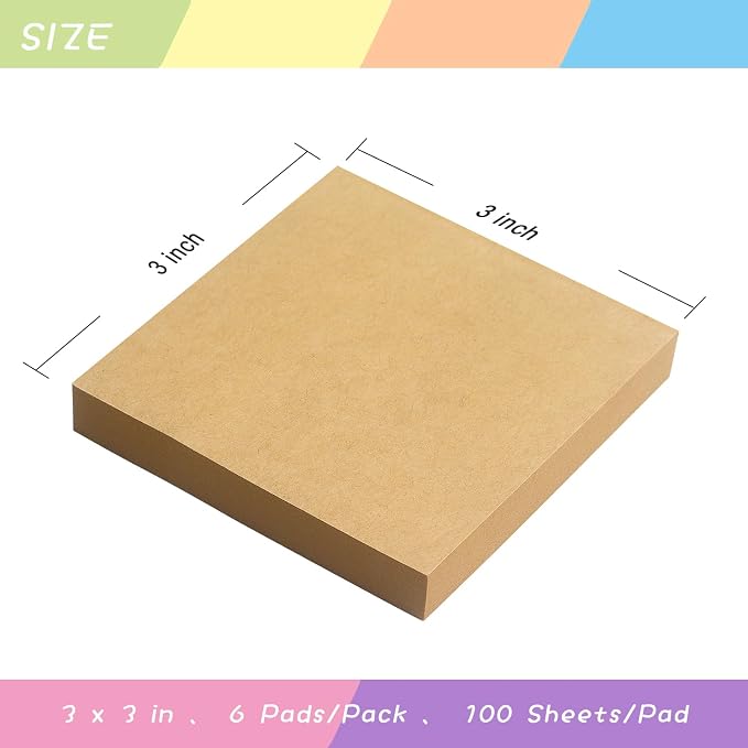 Sticky Notes 3x3 Self-Stick Notes Pads - Image 3