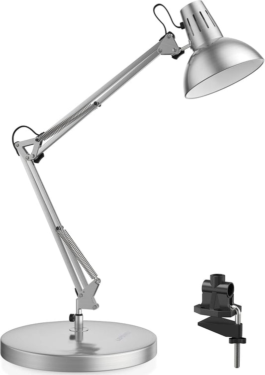 LEPOWER Metal Desk Lamp, Adjustable Goose Neck Architect Table Lamp by LEPOWER