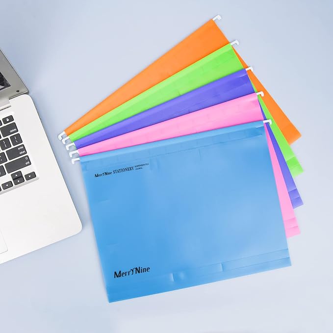 Merrynine Hanging File Folders Letter Size 15pcs, Polypropylene Filing Cabinet - Image 3