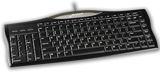 Evoluent R3K Reduced Reach Right-Hand Keyboard – Wired USB Compact with Numeric Pad, Ergonomic Computer Keyboards for Comfortable Typing, Black Full-Size PC Keyboard with One-Touch Shortcut Keys-DeskLoop Office