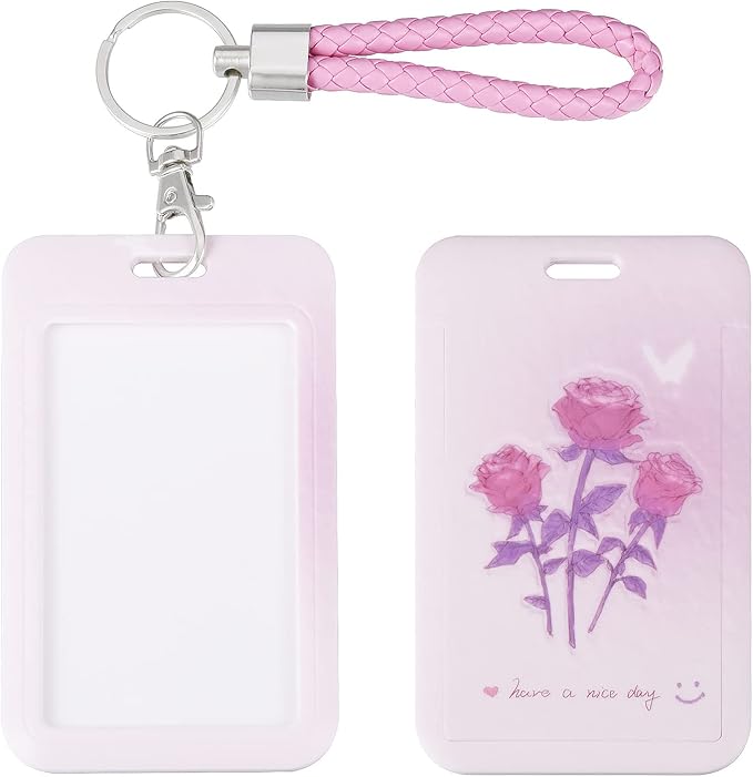ID Card Badge Holder Key Chain by SHININGEYES