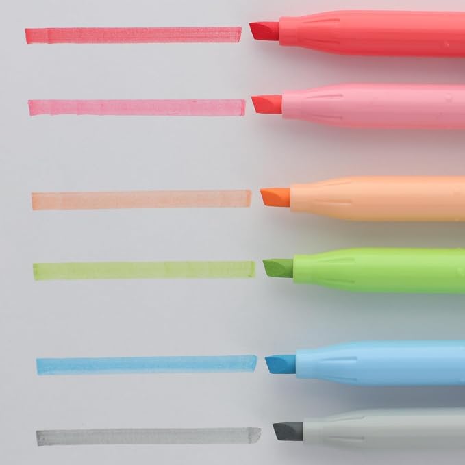 PILOT Erasable Frixion Light Natural Colors 6 Set Highlighter - Image 3
