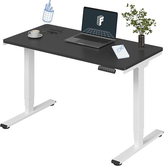 FLEXISPOT E6 3-Stage Dual Motor Electric Standing Desk 48 x 24 Sit Stand Up Desk by FlexiSpot