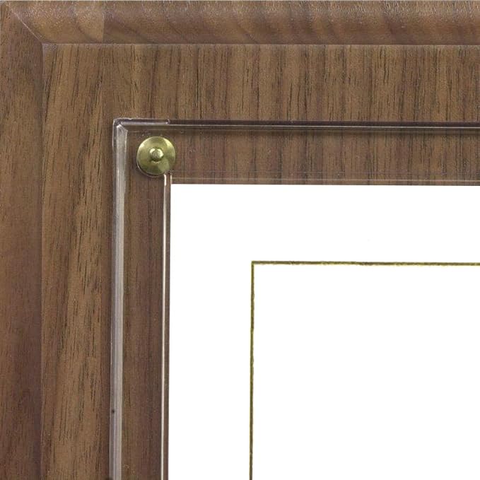 Walnut Grove Slide-in Certificate Plaque and Document Holder by Unknown
