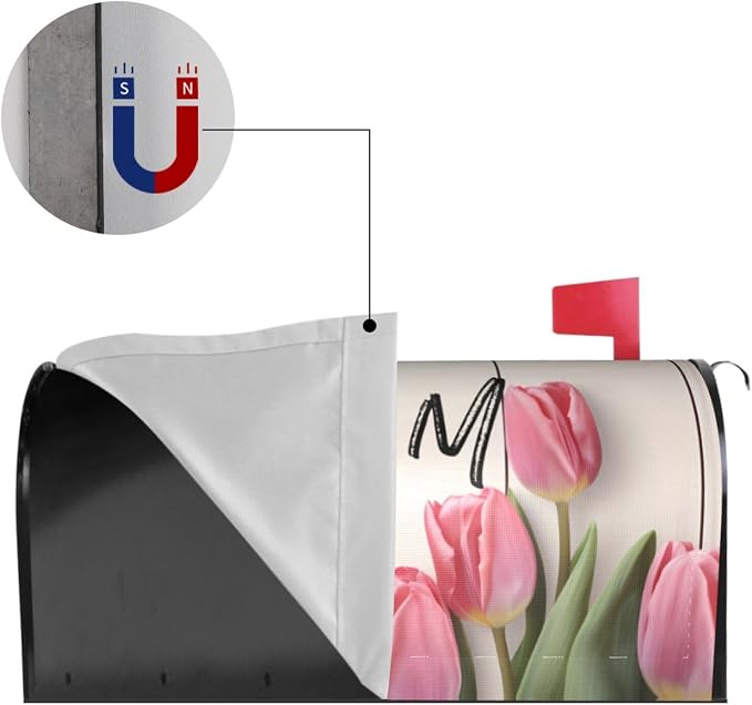 Ouqiuwa Custom Welcome Magnetic Mailbox Cover, Mailbox Wrap Decorative - Image 5