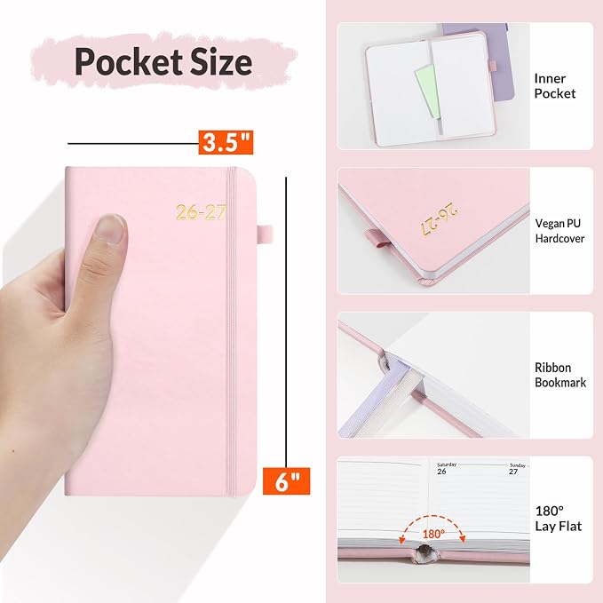 SUNEE 2026-2027 Pocket Weekly Planner - Image 4