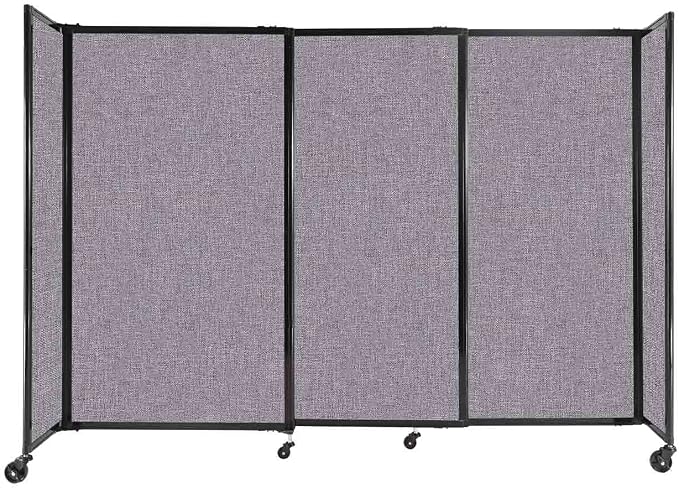 Versare Straightwall Sliding Portable Wall Partition | Freestanding Office by VERSARE